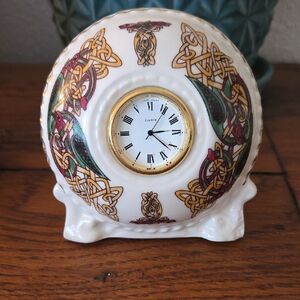 CRE Irish Celtic Design Clock Signed By Artist Joe McCaul Made In Galway Ireland